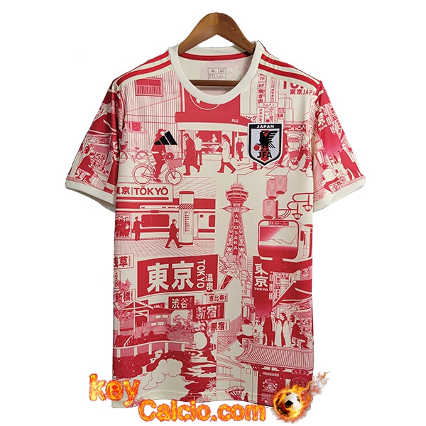 Negozio Nuove Maglia Nazionale Giappone Special Edition Rosso