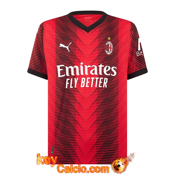 Acquisto Le Nuove Nuova Maglie Calcio AC Milan Prima 2023 2024