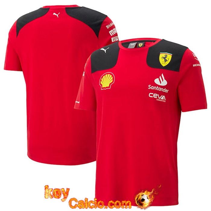 Shop Nuove Maglietta F1 Scuderia Ferrari Team Rosso 2023